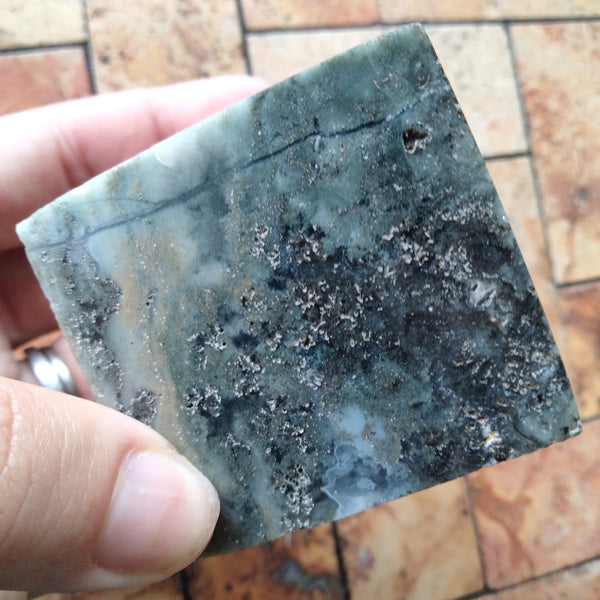 Ocean Jasper cube