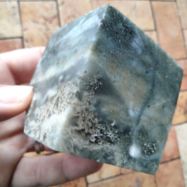 Ocean Jasper cube