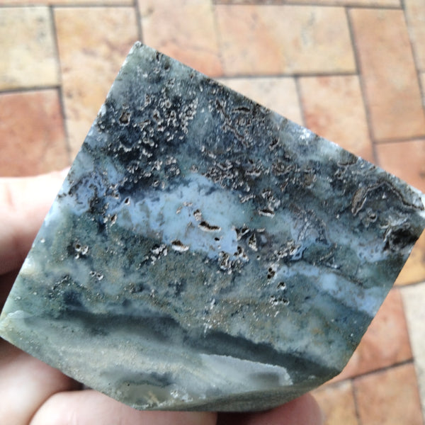 Ocean Jasper cube