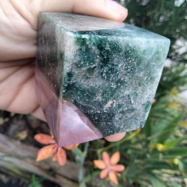 Ocean Jasper cube