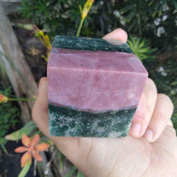 Ocean Jasper cube