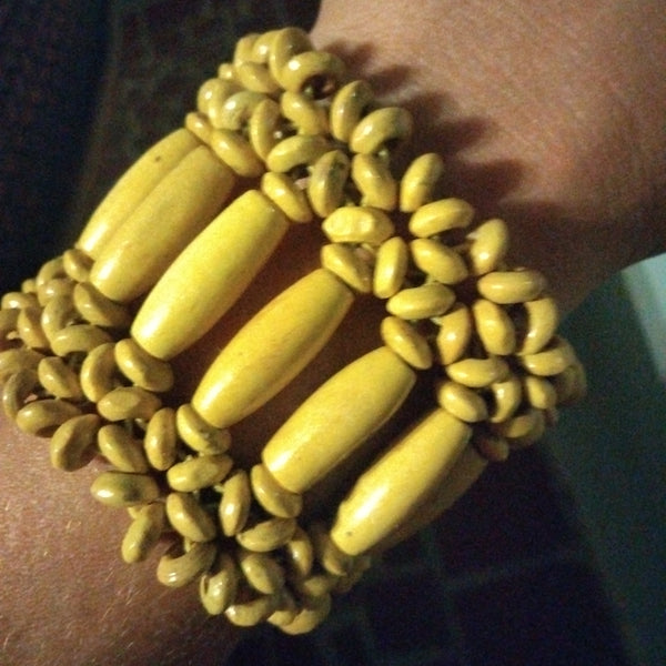 Wooden Beaded Bracelet by Peacemade