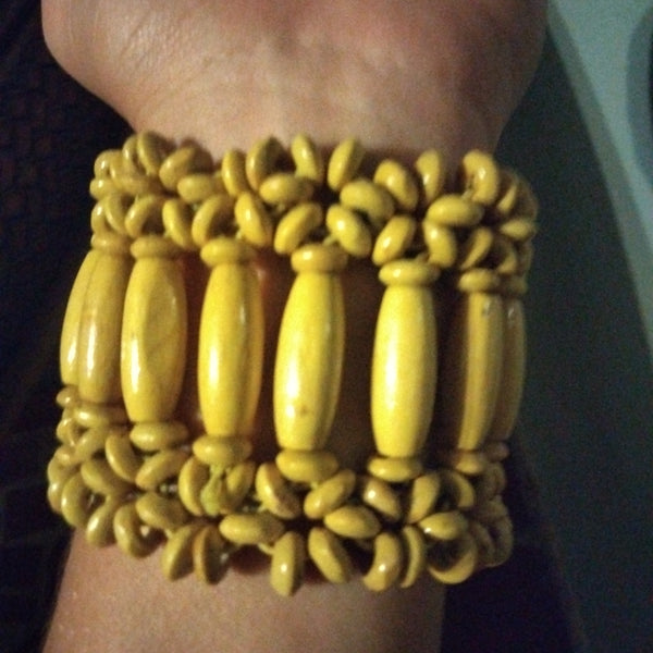 Wooden Beaded Bracelet by Peacemade