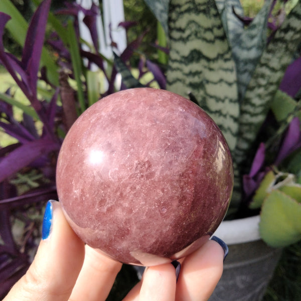 Strawberry Quartz Crystal Sphere