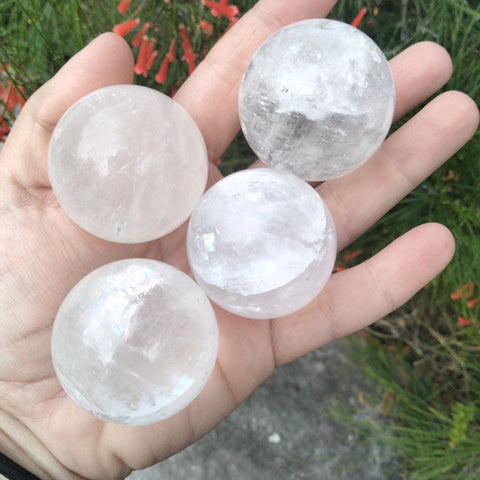 Merkabite Calcite mini Sphere 1.6 inch diameter