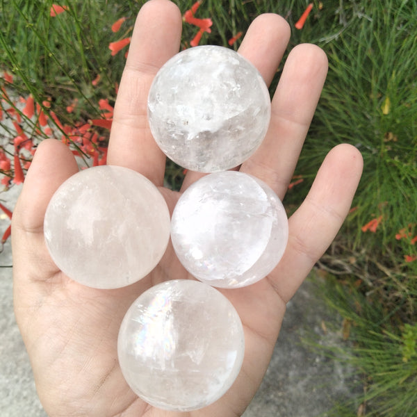 Merkabite Calcite mini Sphere 1.6 inch diameter