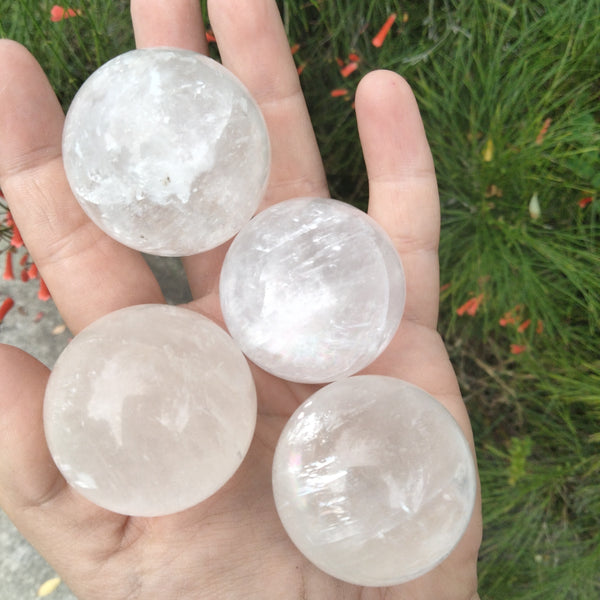 Merkabite Calcite mini Sphere 1.6 inch diameter