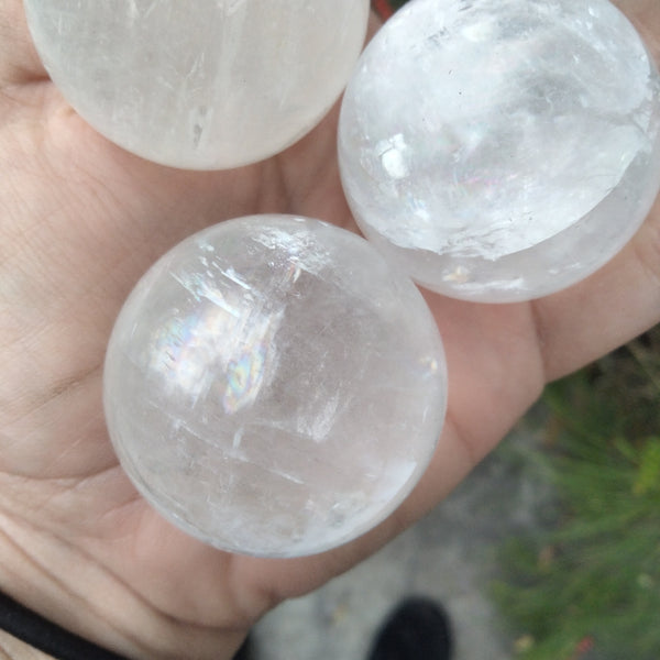 Merkabite Calcite mini Sphere 1.6 inch diameter