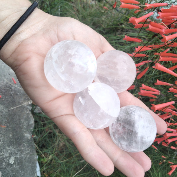 Merkabite Calcite mini Sphere 1.6 inch diameter