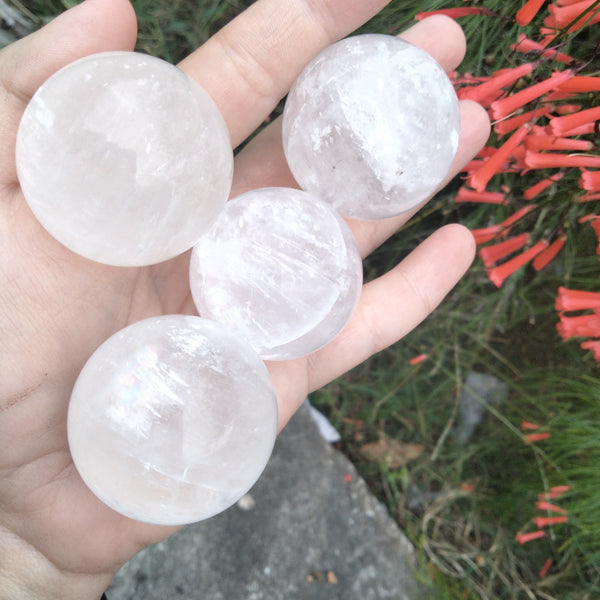 Merkabite Calcite mini Sphere 1.6 inch diameter