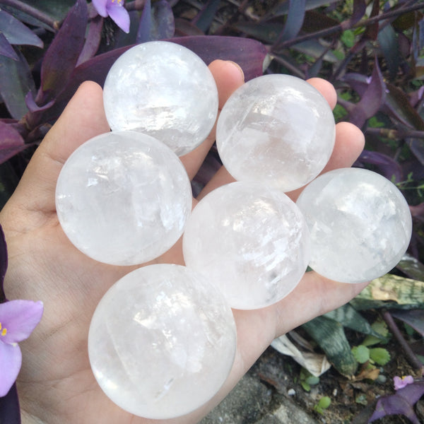 Merkabite calcite small sphere 1.5 in diameter