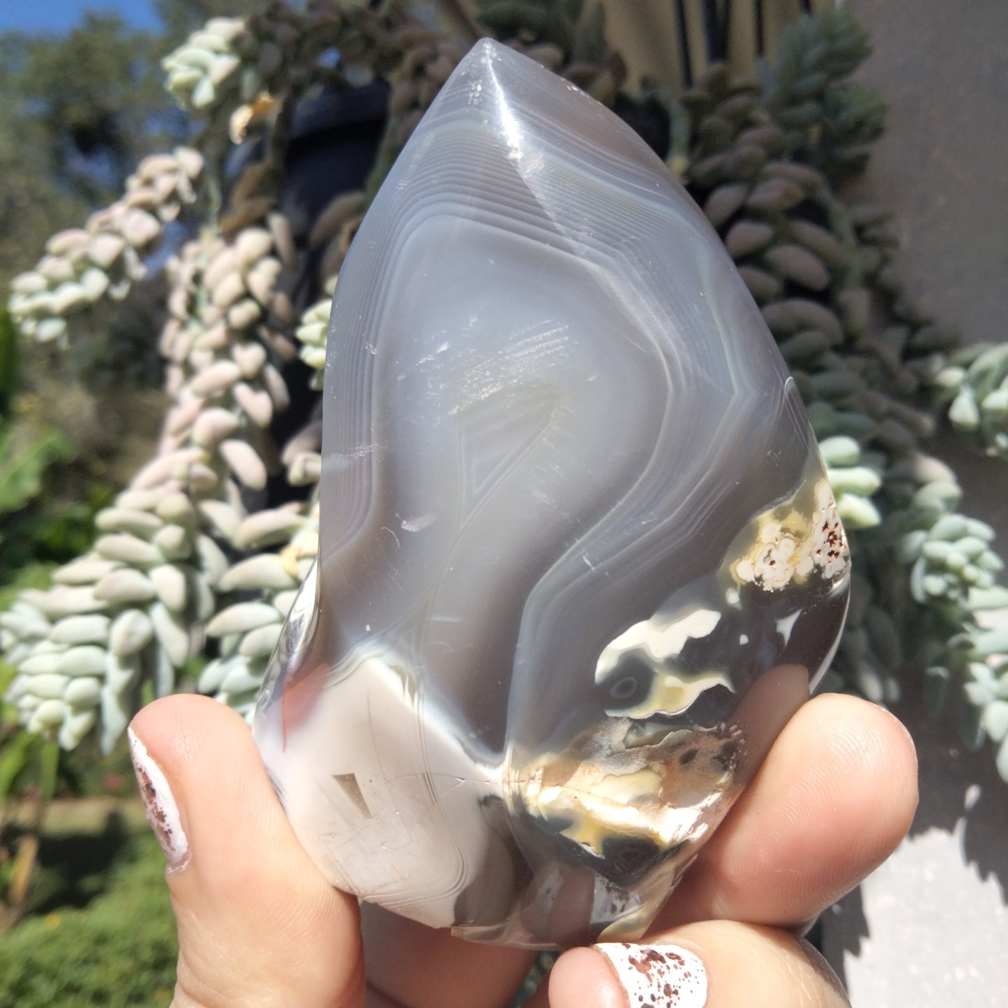 Orca Agate Flame with bands 9