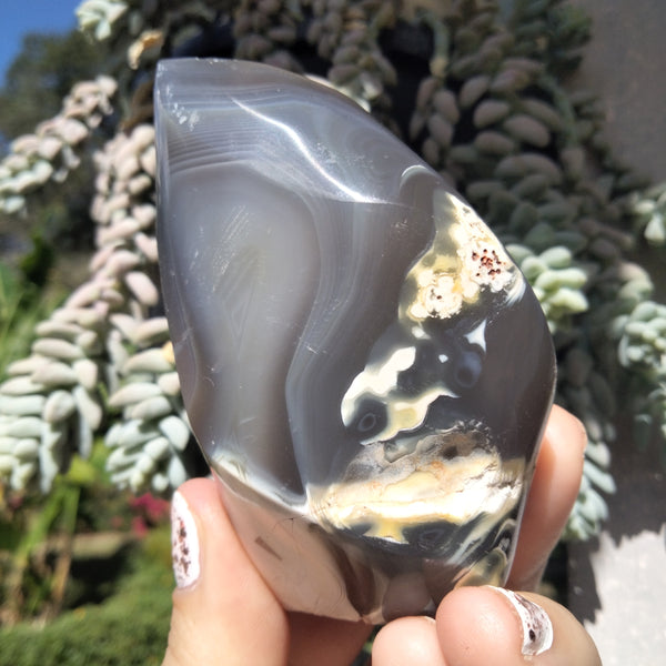 Orca Agate Flame with bands 9