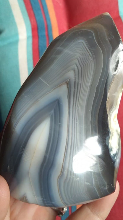 Orca Agate Flame with bands 4