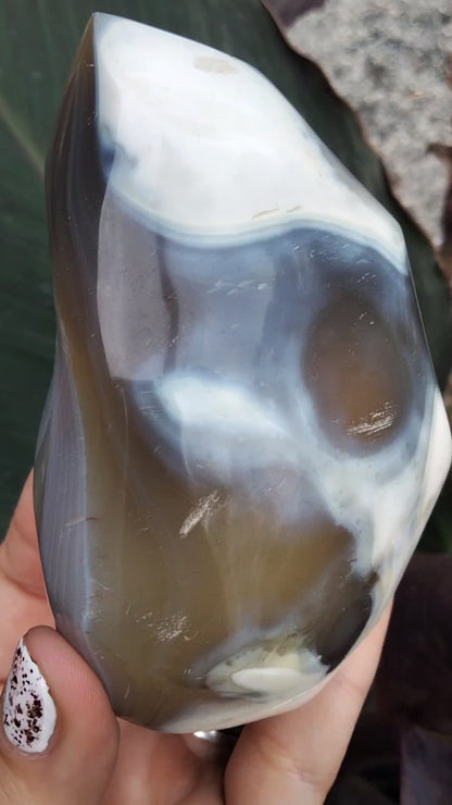Orca Agate Flame with bands 3