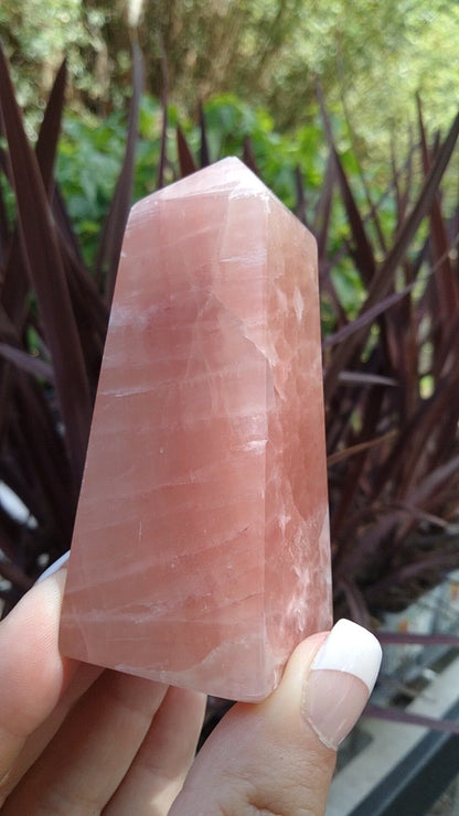 Rose calcite Tower