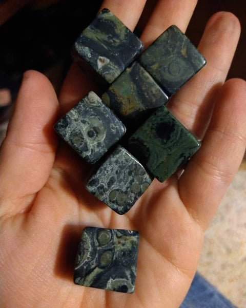 Kambaba Jasper Cube