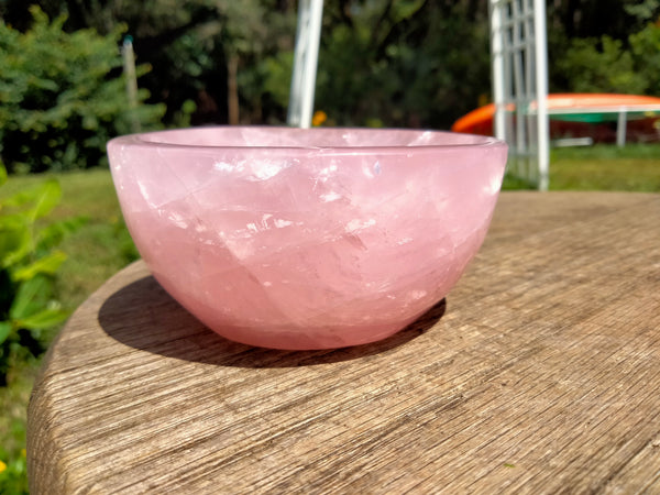 Rose Quartz Crystal Bowl