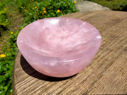 Rose Quartz Crystal Bowl