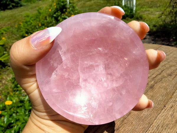 Rose Quartz Crystal Bowl