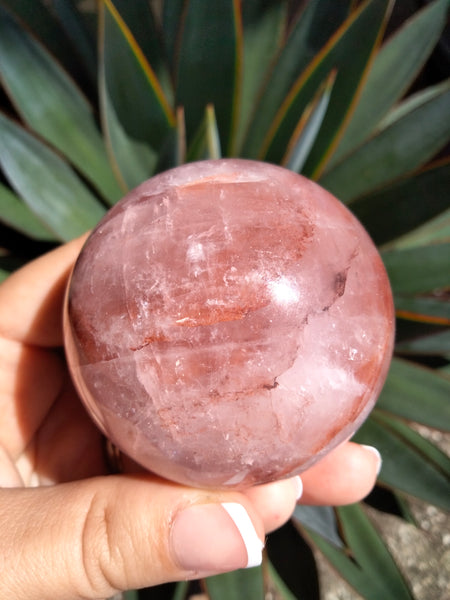 Fire Quartz Sphere