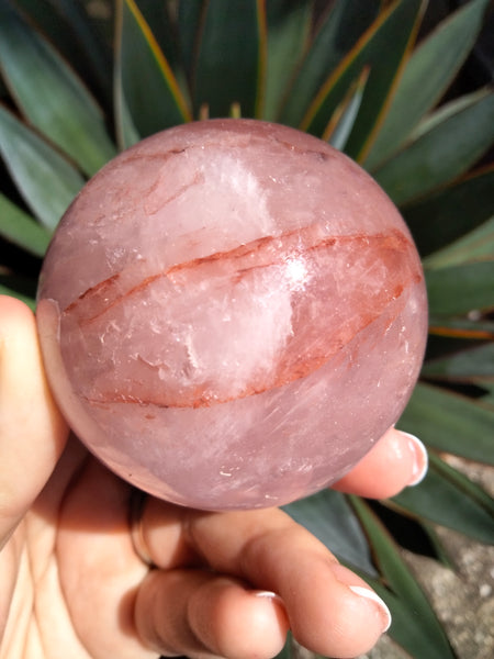 Fire Quartz Sphere