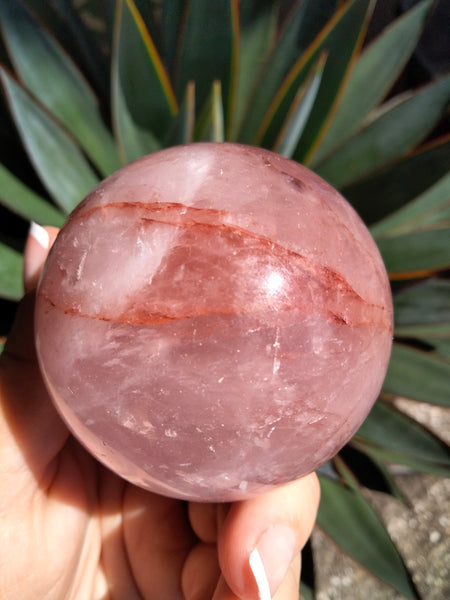 Fire Quartz Sphere