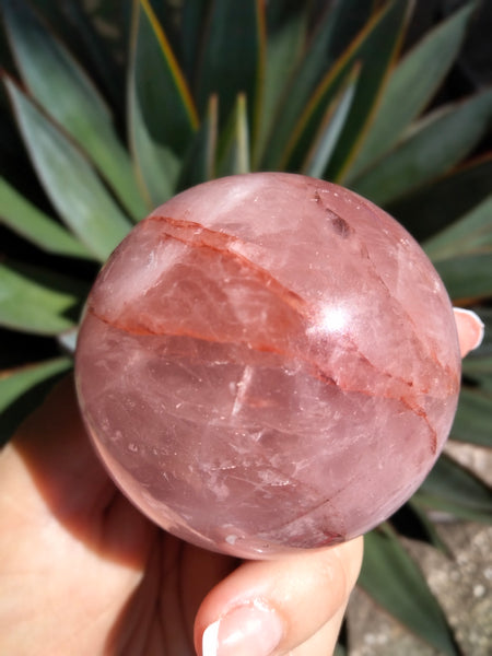 Fire Quartz Sphere