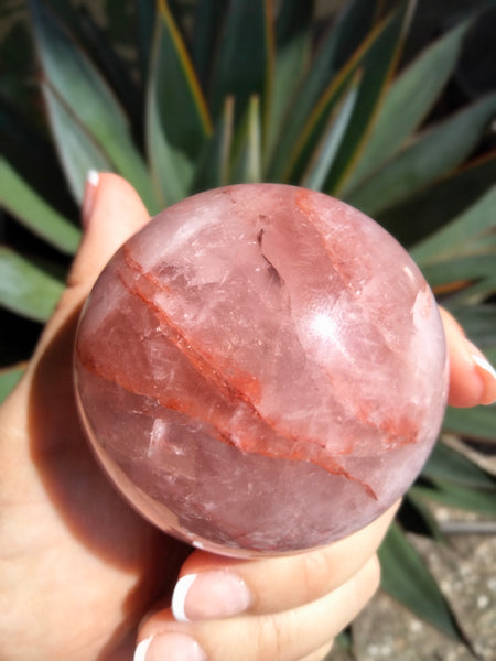 Fire Quartz Sphere