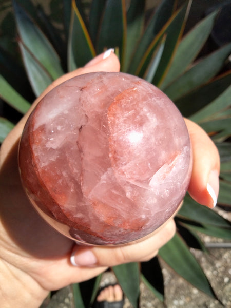 Fire Quartz Sphere