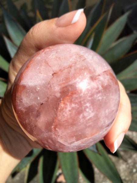 Fire Quartz Sphere