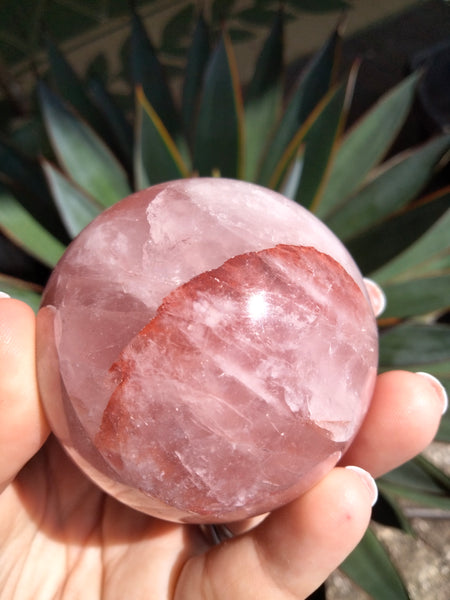 Fire Quartz Sphere