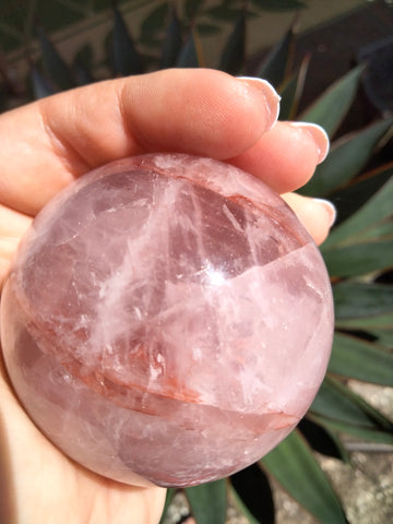 Fire Quartz Sphere