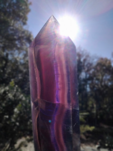 Rainbow Fluorite Big Tower