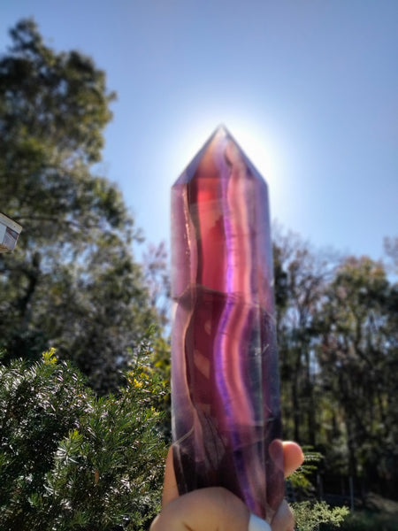 Rainbow Fluorite Big Tower