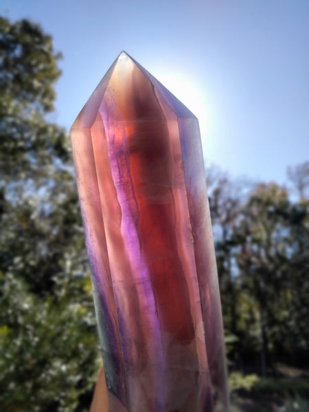 Rainbow Fluorite Big Tower