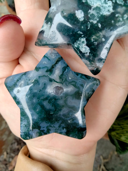 Moss Agate Stars