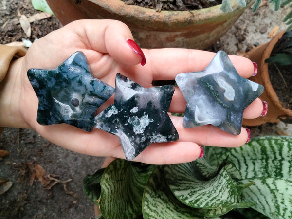 Moss Agate Stars