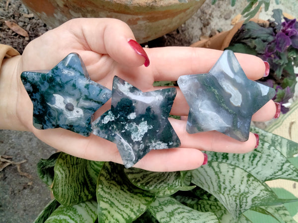 Moss Agate Stars