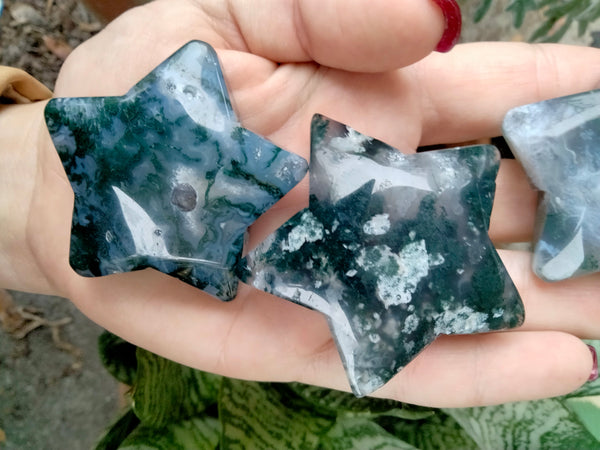 Moss Agate Stars