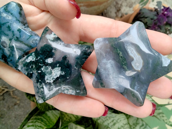 Moss Agate Stars