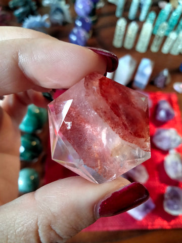 Fire Quartz Hexagon high quality