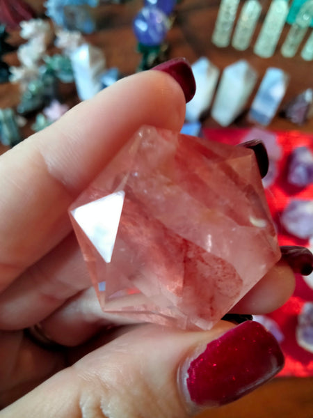 Fire Quartz Hexagon high quality