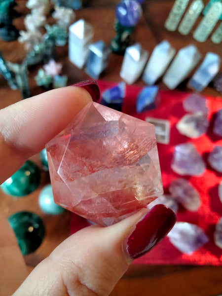 Fire Quartz Hexagon high quality