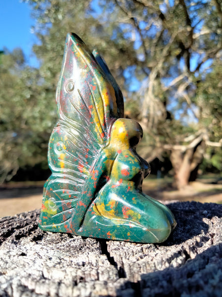 Crystal Fairy Ocean Jasper Carving B