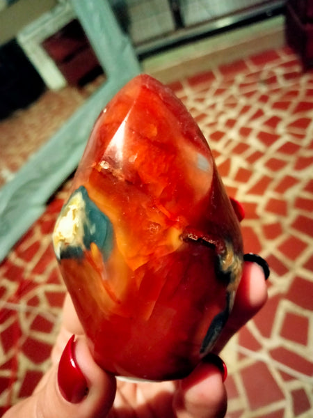 Carnelian Jasper Flame