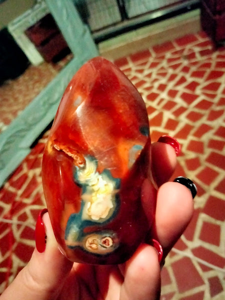 Carnelian Jasper Flame