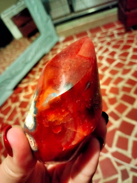 Carnelian Jasper Flame