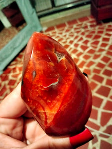 Carnelian Jasper Flame