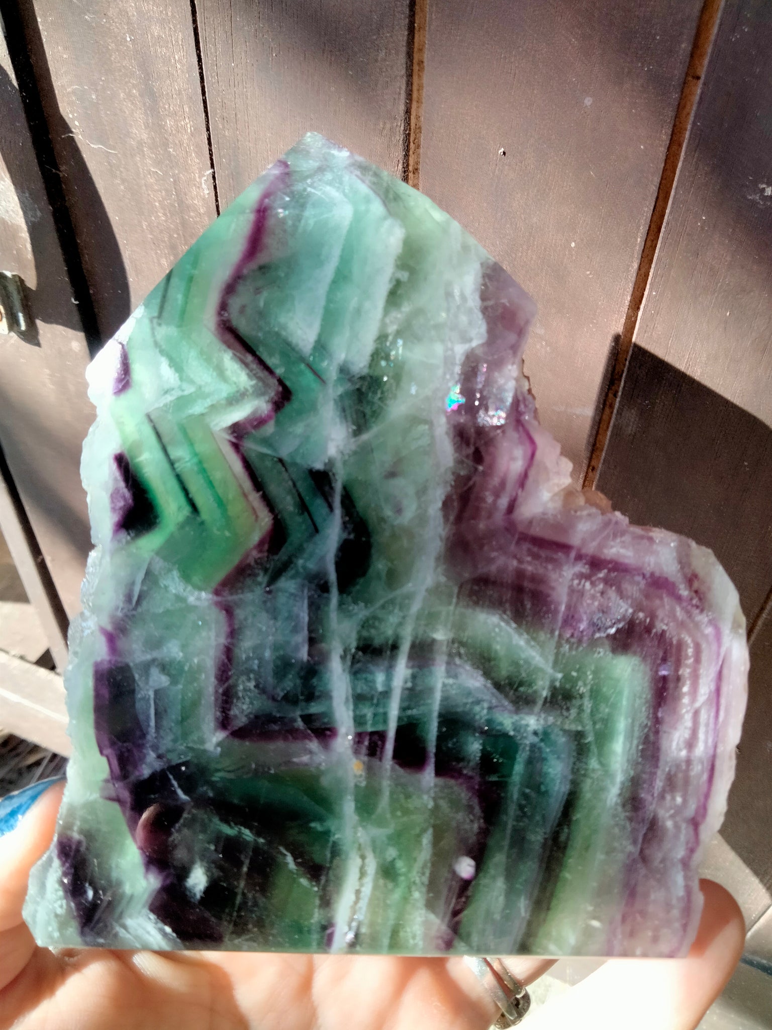 Rainbow Fluorite Freeforms